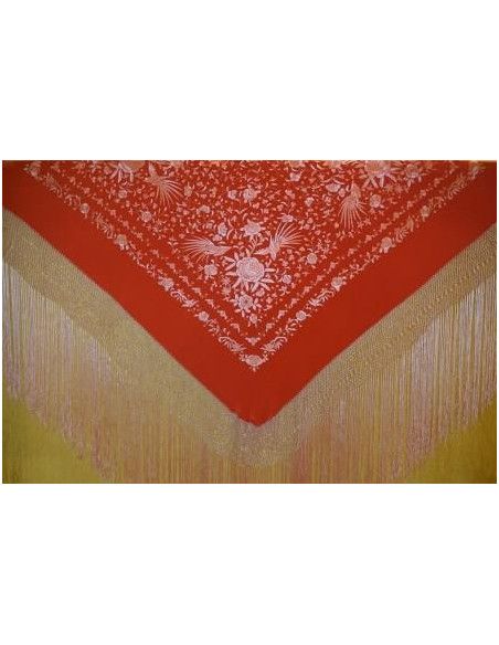 Mantón mano seda 140cm