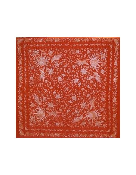 Mantón mano seda 140cm