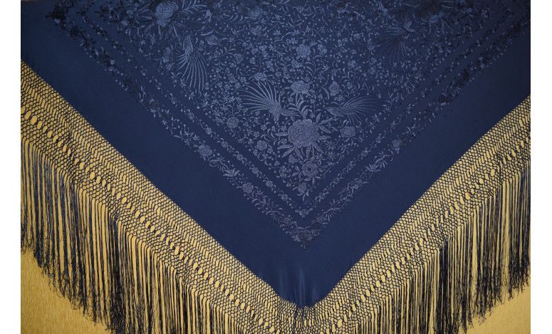 Mantón mano seda 140cm
