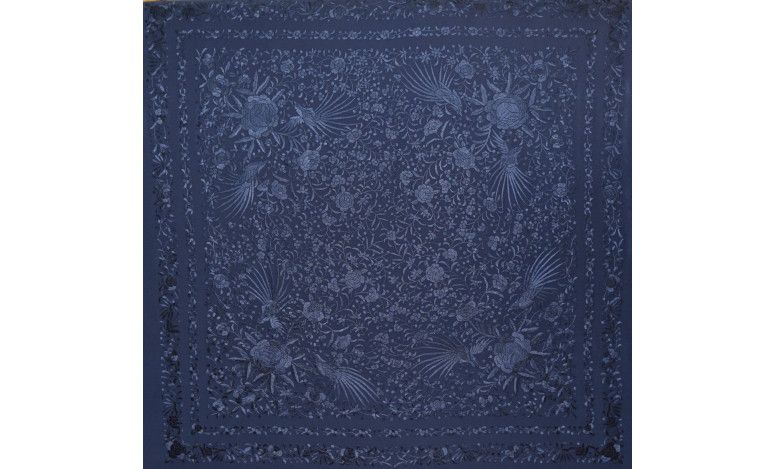Mantón mano seda 140cm