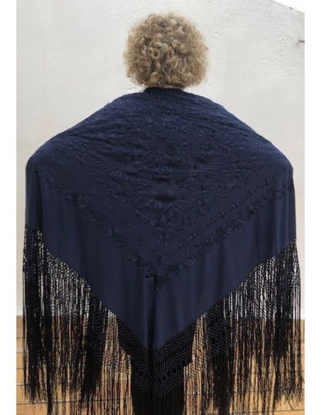 Mantón mano seda 140cm