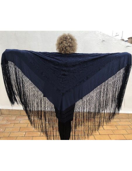 Mantón mano seda 140cm