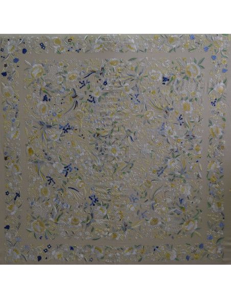 Mantón mano seda 140cm
