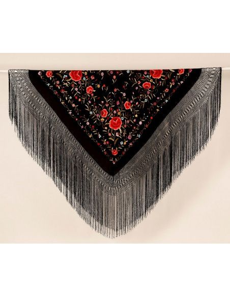 Mantón mano seda 140cm