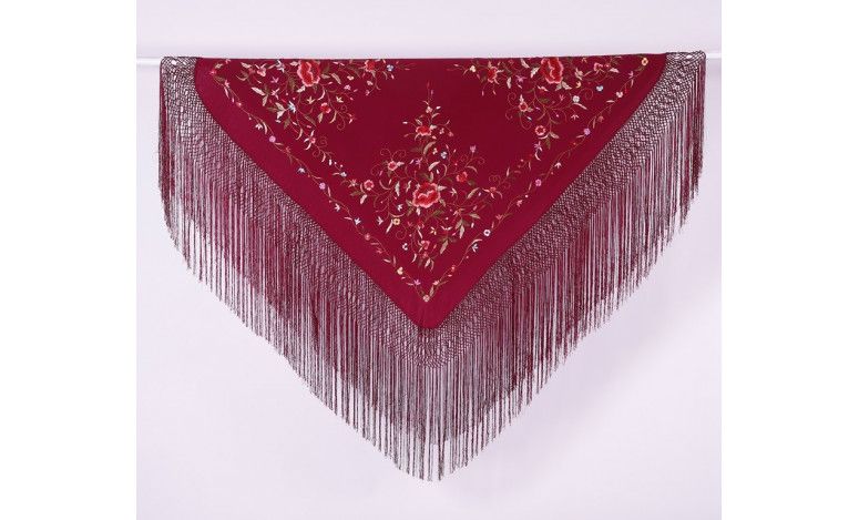 Mantón mano seda 140cm