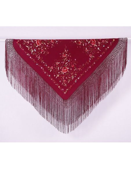 Mantón mano seda 140cm