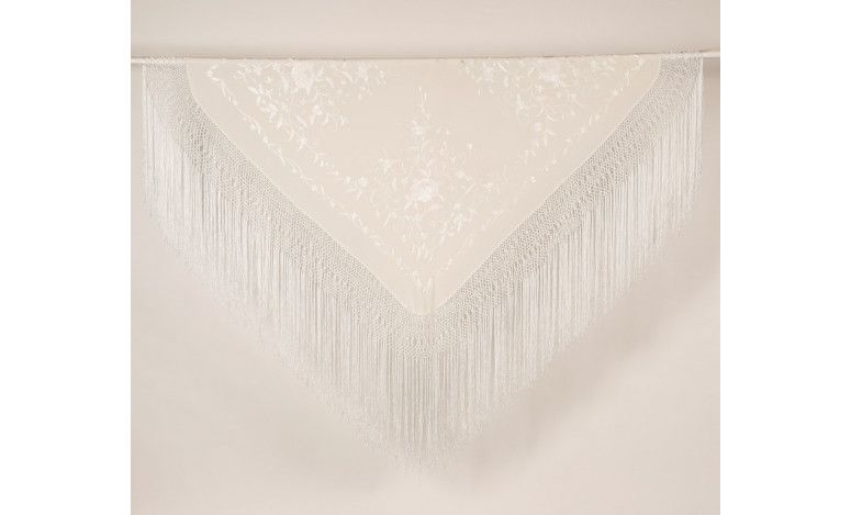 Mantón mano seda 140cm