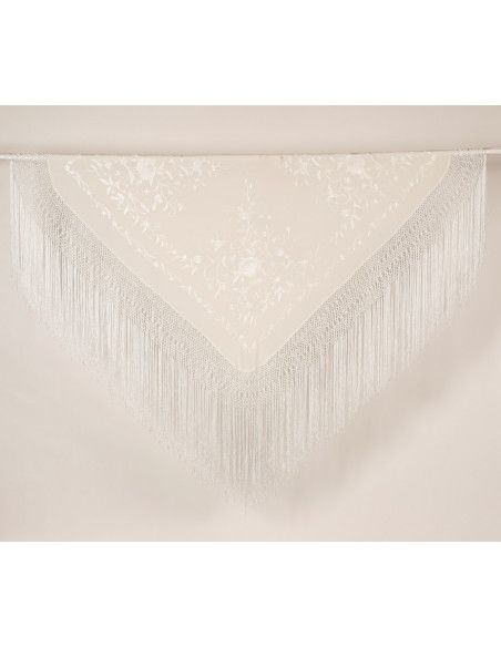 Mantón mano seda 140cm