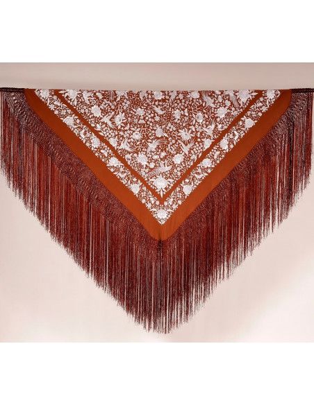 Mantón mano seda 140cm
