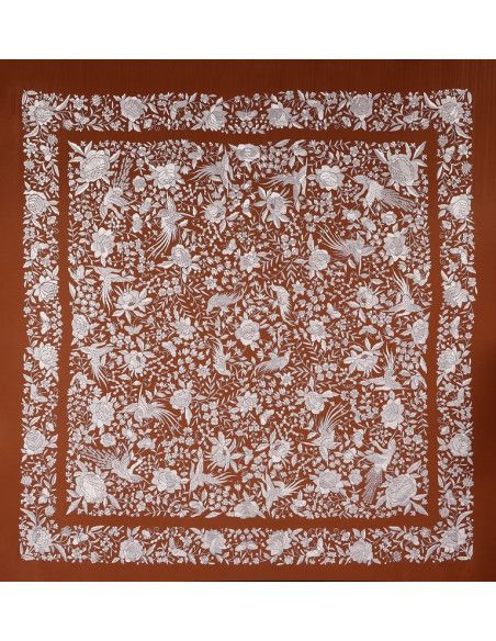 Mantón mano seda 140cm