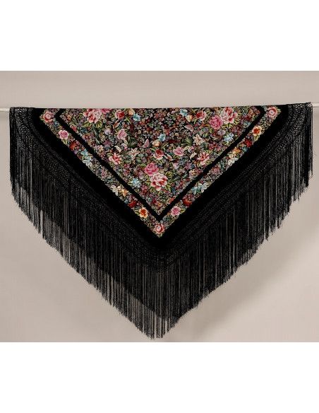 Mantón mano seda 140cm