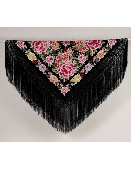 Mantón mano seda 140cm