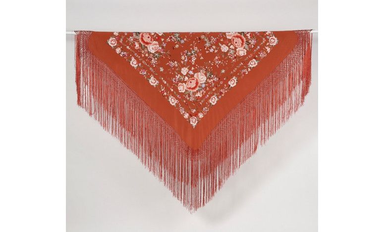 Mantón mano seda 140cm