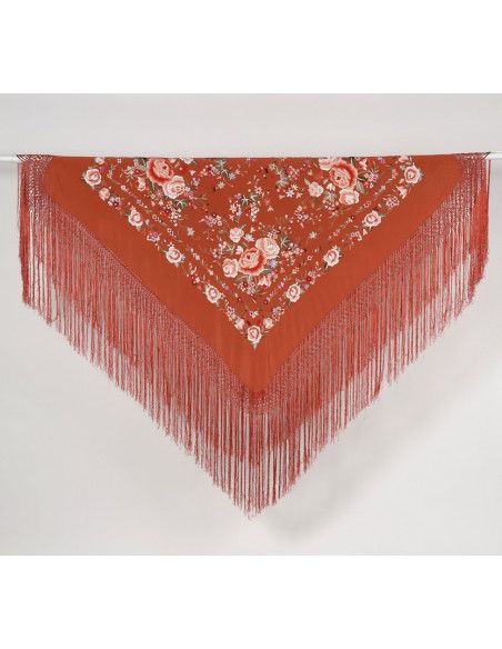 Mantón mano seda 140cm