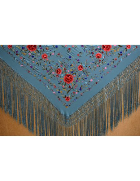 Mantón mano seda 140cm