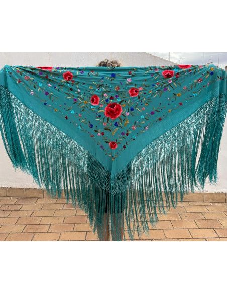 Mantón mano seda 140cm