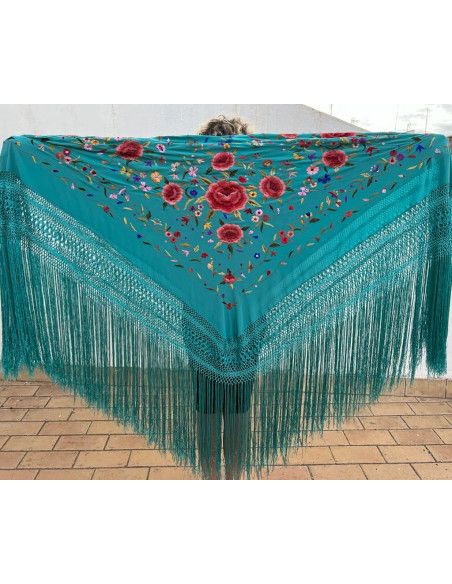 Mantón mano seda 140cm