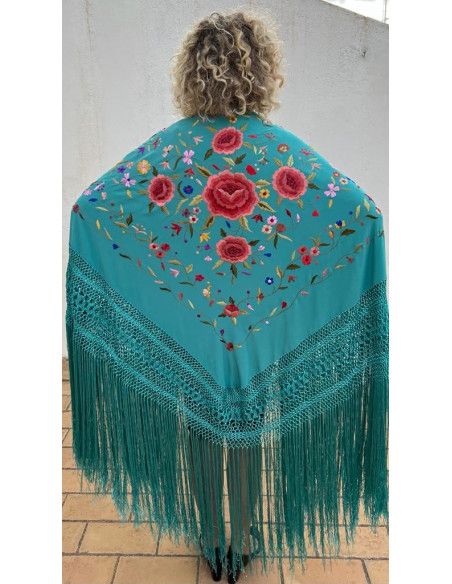 Mantón mano seda 140cm