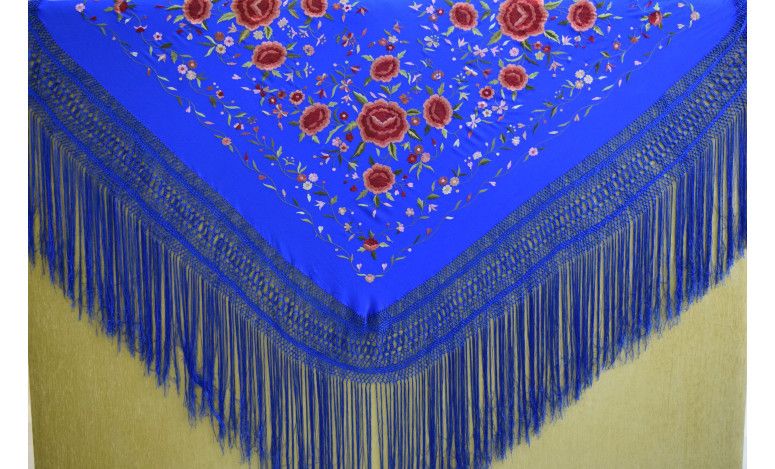 Mantón mano seda 140cm