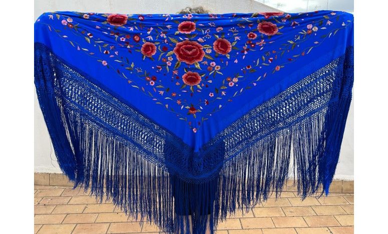 Mantón mano seda 140cm