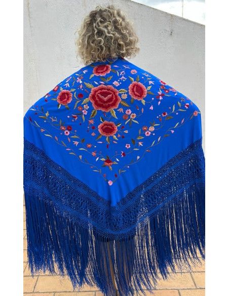 Mantón mano seda 140cm