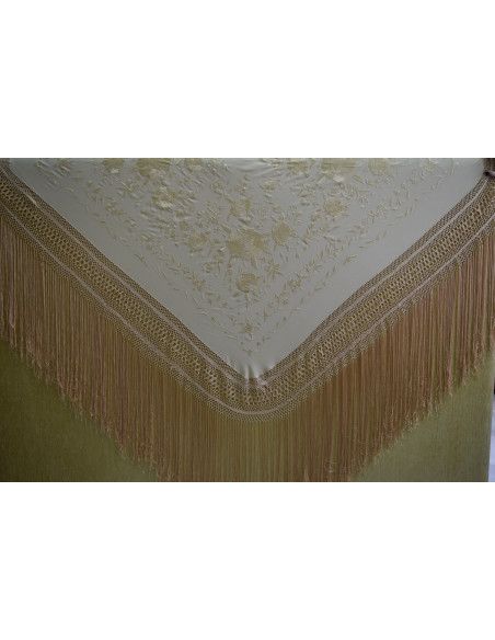 Mantón mano seda 140cm