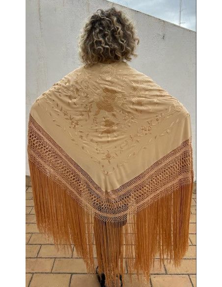 Mantón mano seda 140cm