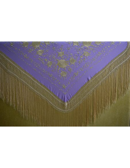 Mantón mano seda 140cm
