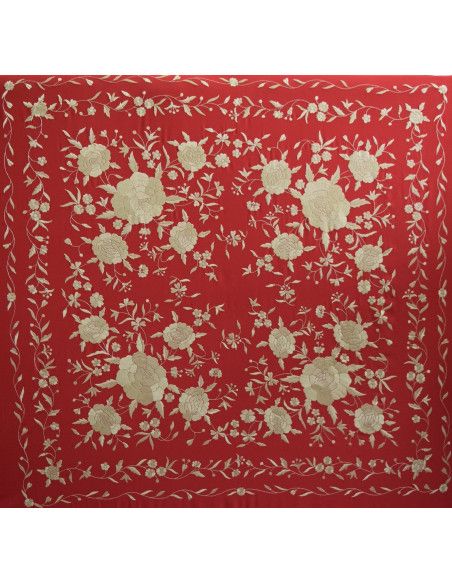 Mantón mano seda 140cm