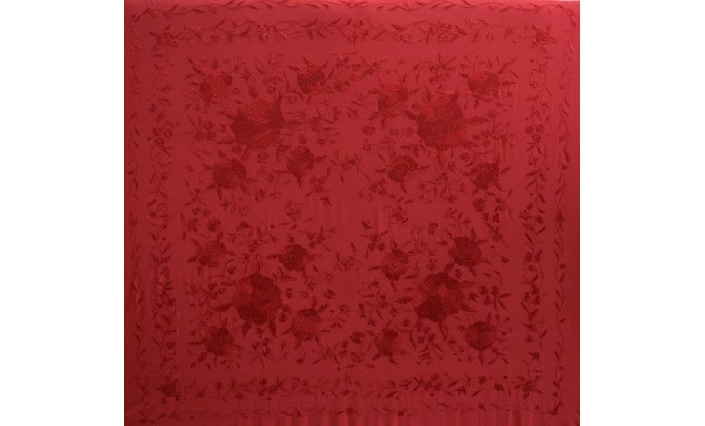 Mantón mano seda 140cm