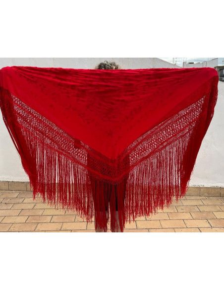 Mantón mano seda 140cm