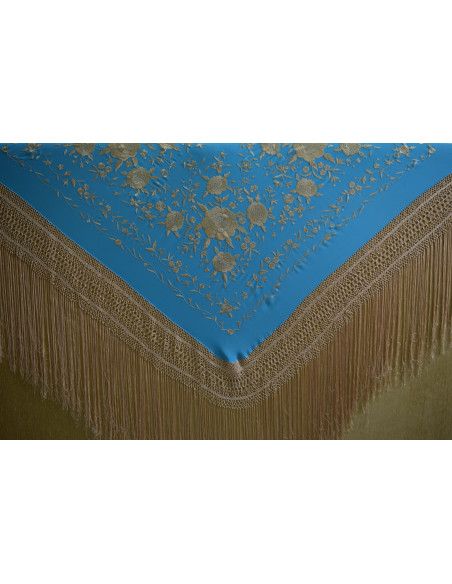 Mantón mano seda 140cm