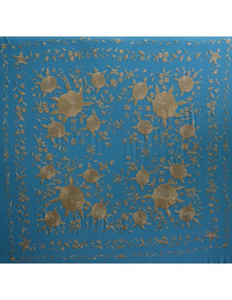 Mantón mano seda 140cm