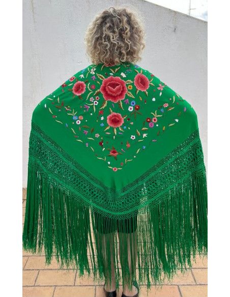Mantón mano seda 140cm