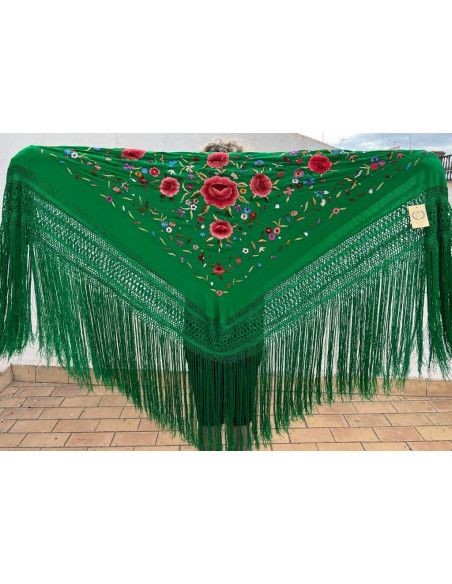Mantón mano seda 140cm