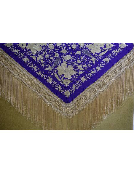Mantón mano seda 140cm