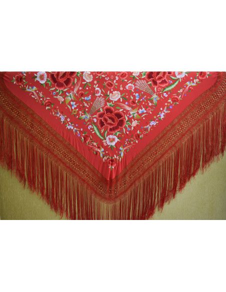 Mantón mano seda 140cm