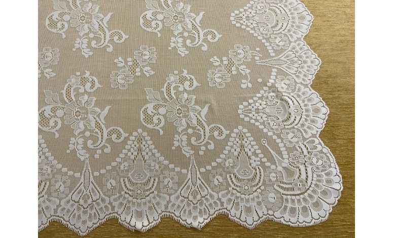 Mantilla bordada a máquina 100*220