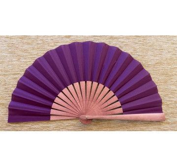 Abanico madera caballero
