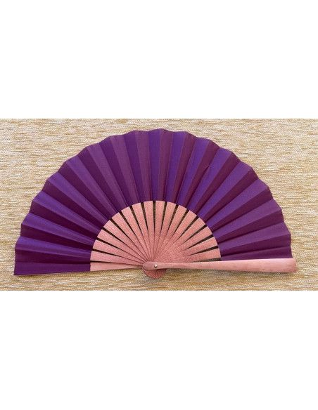 Abanico madera caballero