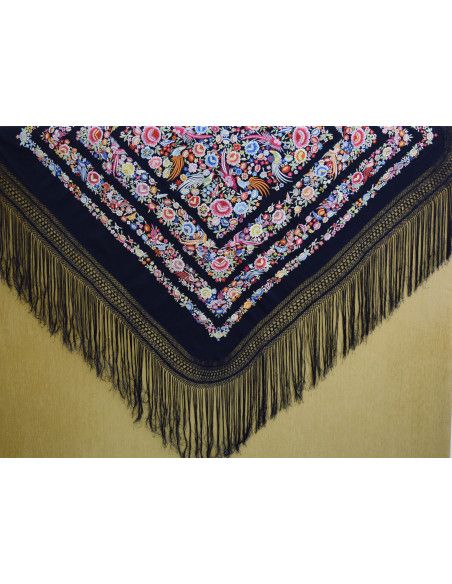 Mantón máquina crespón 145cm
