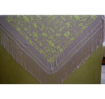 Mantón máquina crespón 145cm