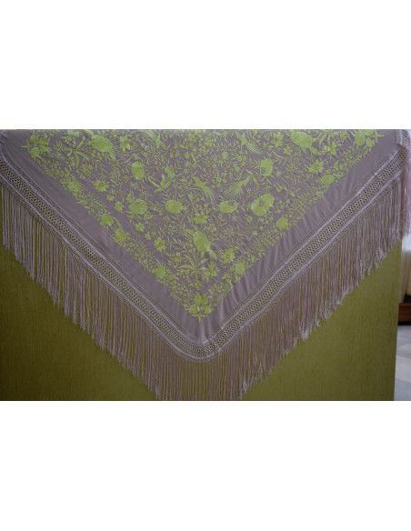 Mantón máquina crespón 145cm