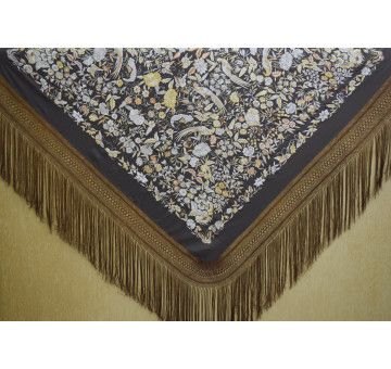 Mantón máquina crespón 155cm