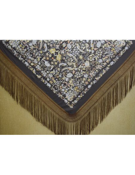 Mantón máquina crespón 155cm