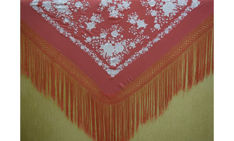 Mantón mano seda 140cm