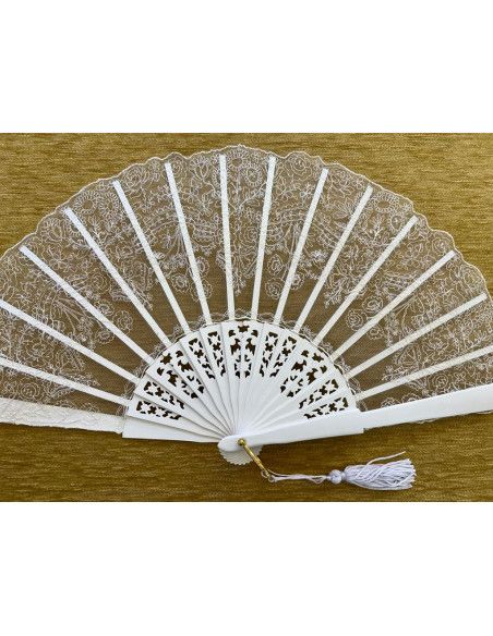 Abanico encaje 26cm