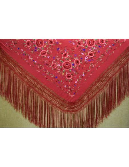 Mantón mano seda 140cm