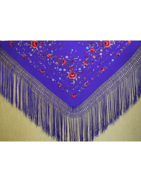 Mantón mano seda 140cm
