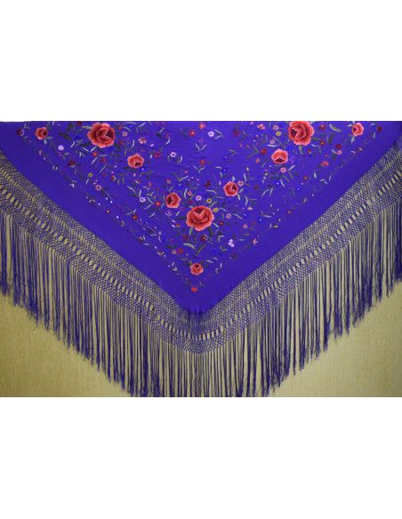 Mantón mano seda 140cm